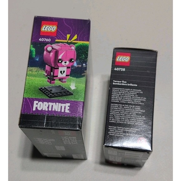LEGO Fortnite BrickHeadz 40760 40728 Brite Bomber, Peely & Cuddle Team Leader - Picture 2 of 6